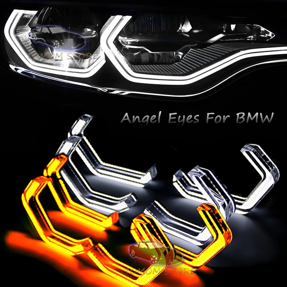 【並行輸入品】 M4 LED イカリング BMW M2 ME M4 M5 F10 F12 F13 F18 F30 F31 F32 F33 F34 F35 F36 E46 カブリオレ クーペ 2D アクセサリー カスタム パーツ_4