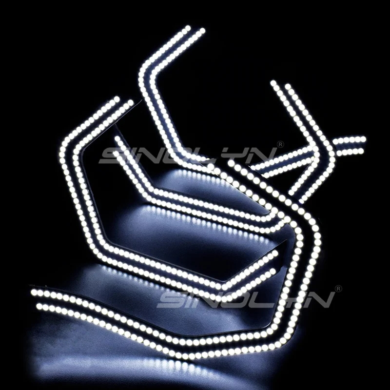 【並行輸入品】 イカリング M4 BMW E46 F10 E90 F30 E60 F31 F32 F34 F01 F02 F80 F82 F83 M2 ヘッドライト DRL LED DTM Iconic LED カスタム パーツ_1
