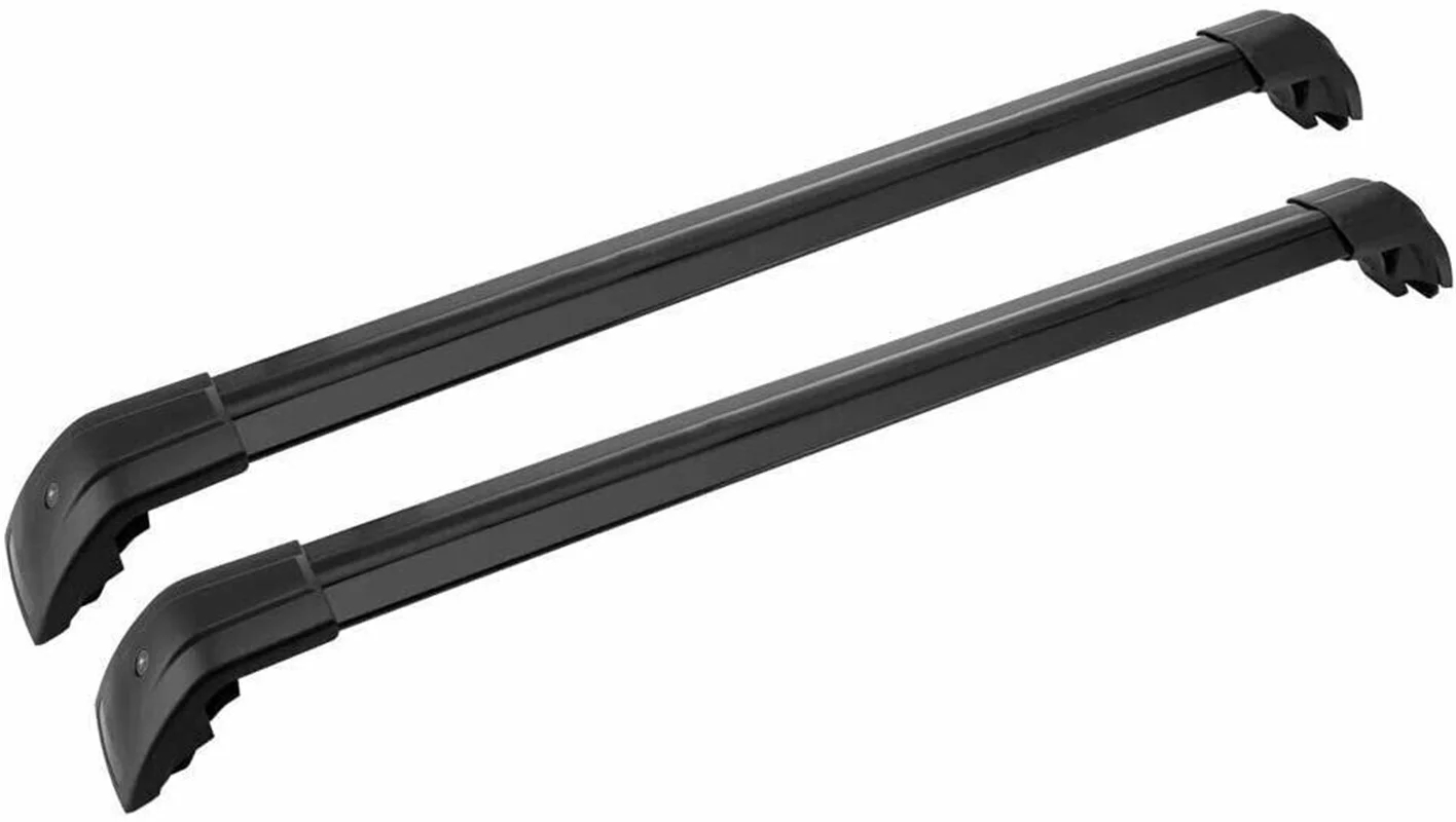 【並行輸入品】 2P トヨタ フォーチュナー 2016年-2022年 ルーフ Rail ラック クロス バークロス エスクロスバー カスタム パーツ