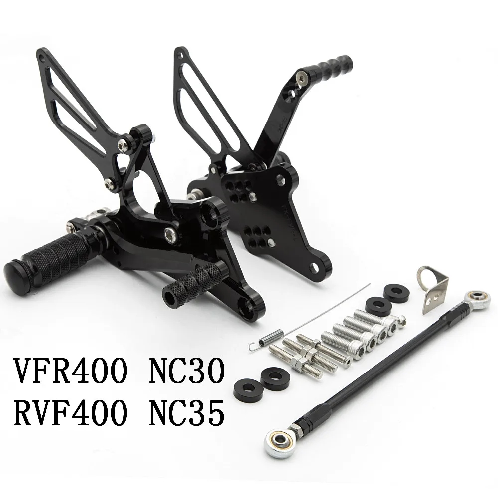 ホンダ VFR400 NC30 RVF400 NC35 VFR RVF 400 アルミ 調整可 バイク リアセット リア セット フット ペグ ペダル フット レスト : s009635 : ラマイストア