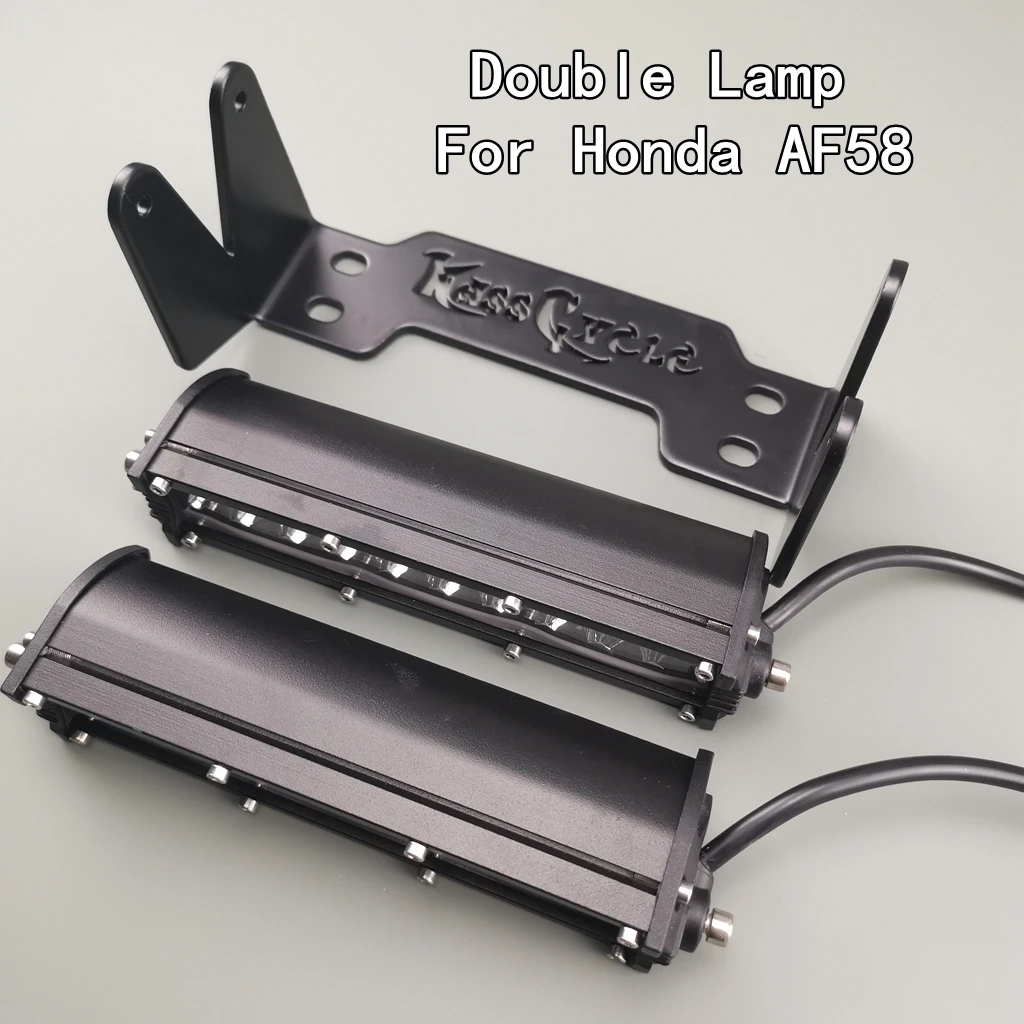 【並行輸入品】 ハイライト ダブル ヘッドライト バー ヘッドライト ホンダ Ruckus ズーマー AF58 Gy6 スクーター バイク ting ブランケット カスタム パーツ_1