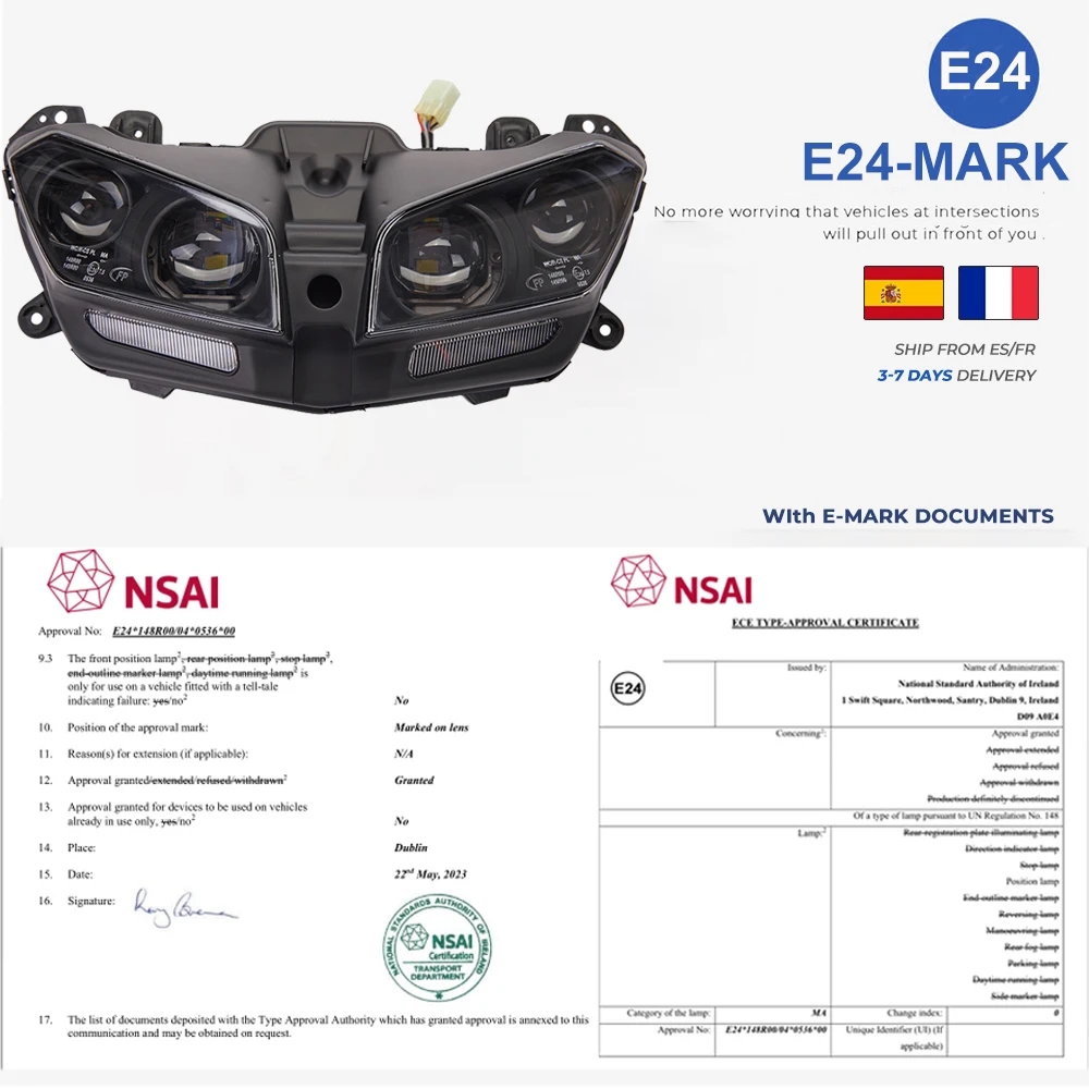 【並行輸入品】 MT09 2017年-2020年 ヘッドライト バイク LED ランプ DRL 110W つやあり ライト バルブ 防水 ヤマハ MT 09 MT-09 FZ09 FZ 09 2018年 2019年 カの画像