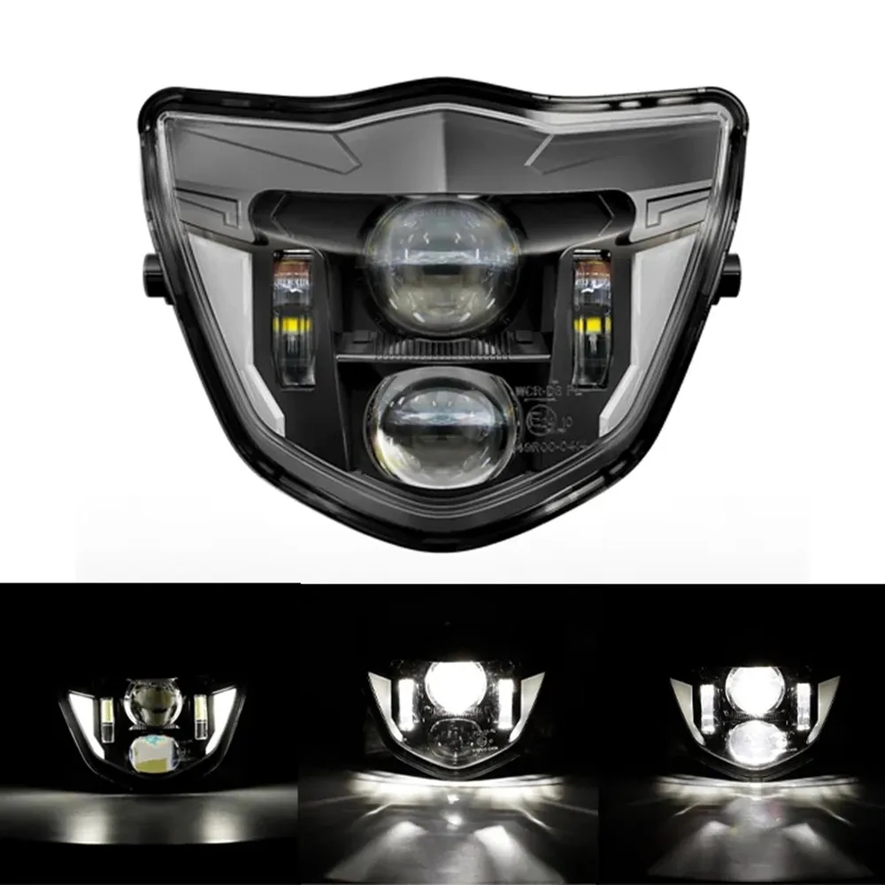 【並行輸入品】 LED バイク ヘッドライト DRL ヤマハ WR250F WR250R WR450F YZ250F YZ450F YZ TTR WR FX MX エンデューロ ダート バイク バイク LED ライト カ