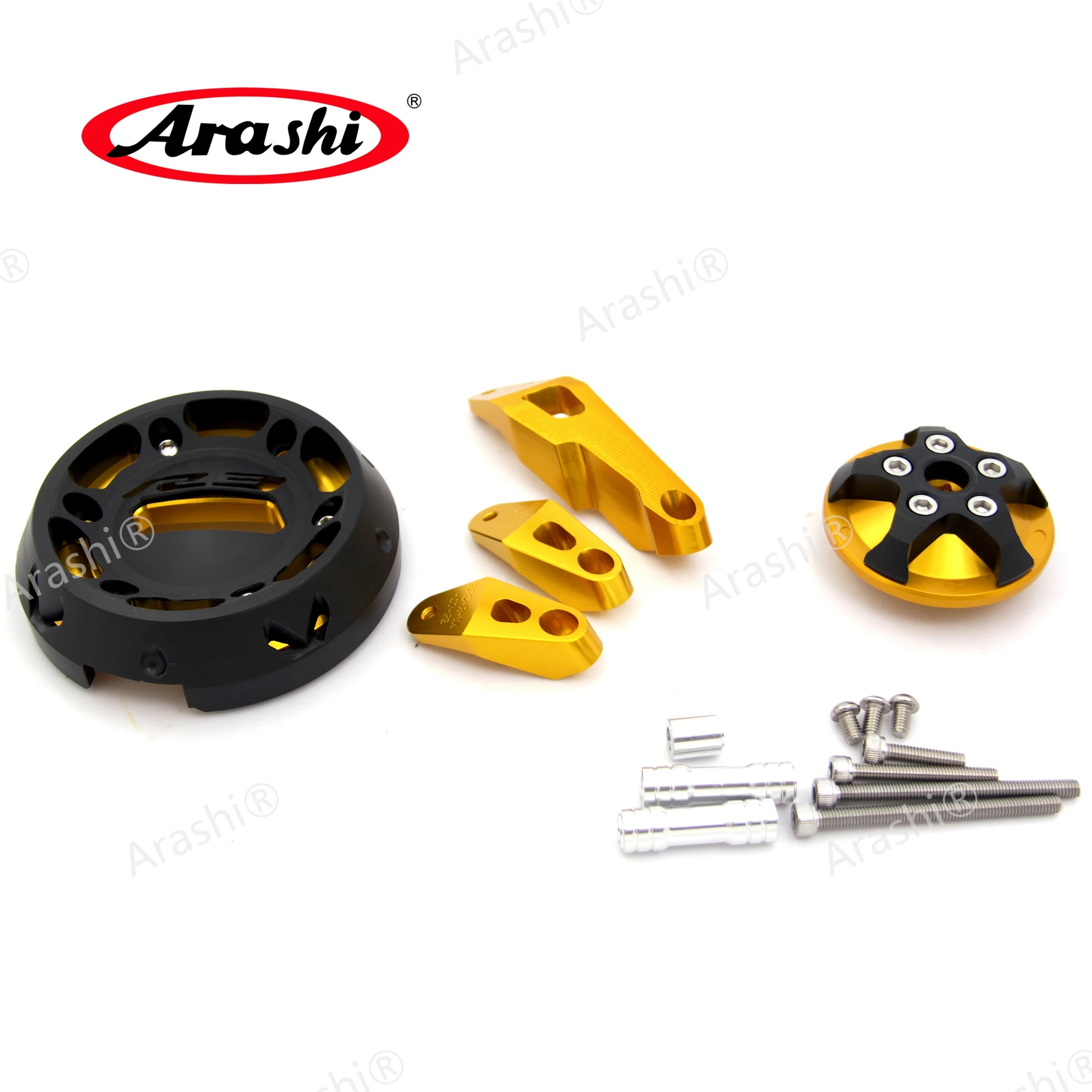 【並行輸入品】 Arashi YZF-R3 エンジン プロテクター Anti Crash パッド ヤマハ YZF-R3 2013年 2014年 Falling プロテクト YZF-R 3 YZF R-3 2013年 2014年 カ_5