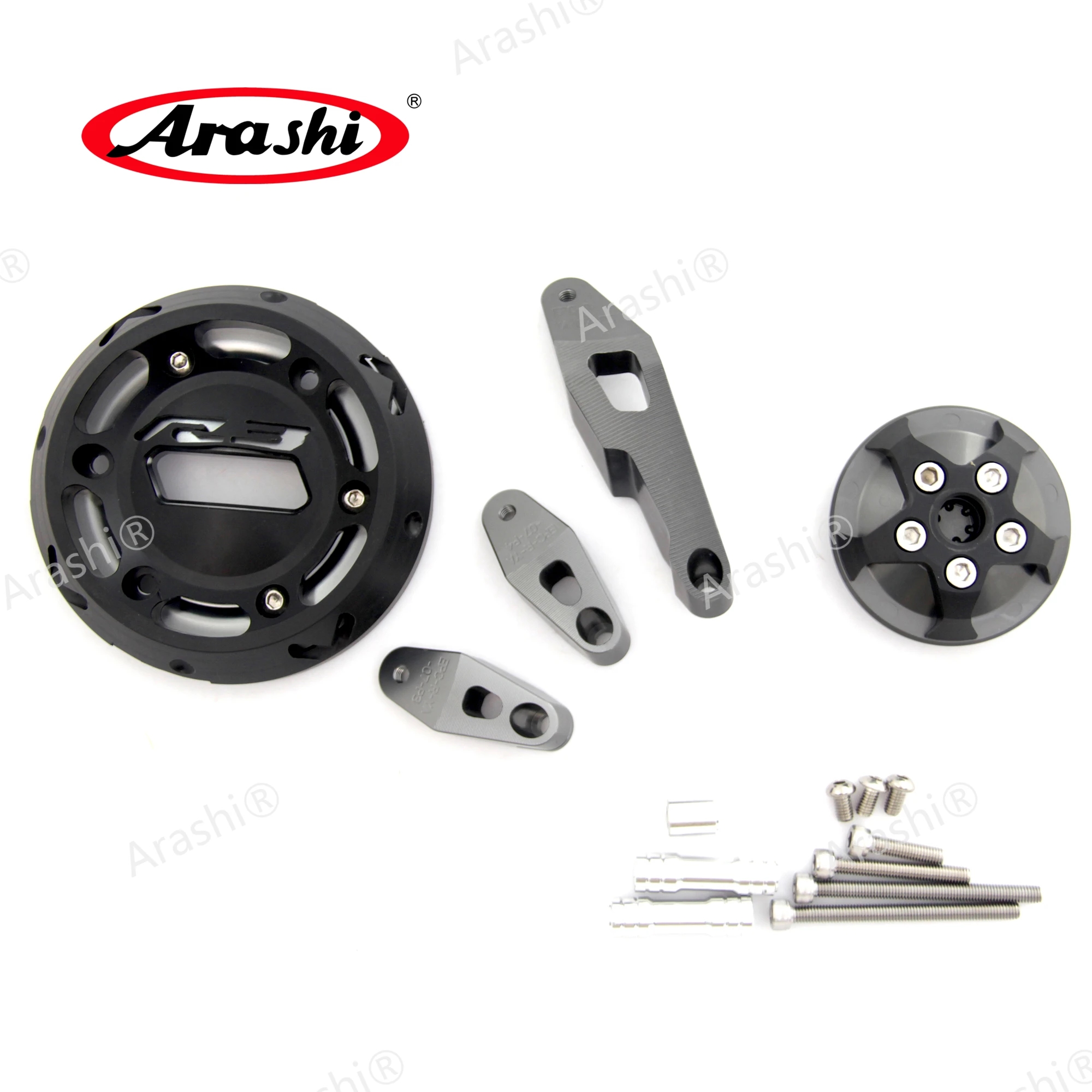 【並行輸入品】 Arashi YZF-R3 エンジン プロテクター Anti Crash パッド ヤマハ YZF-R3 2013年 2014年 Falling プロテクト YZF-R 3 YZF R-3 2013年 2014年 カ_1