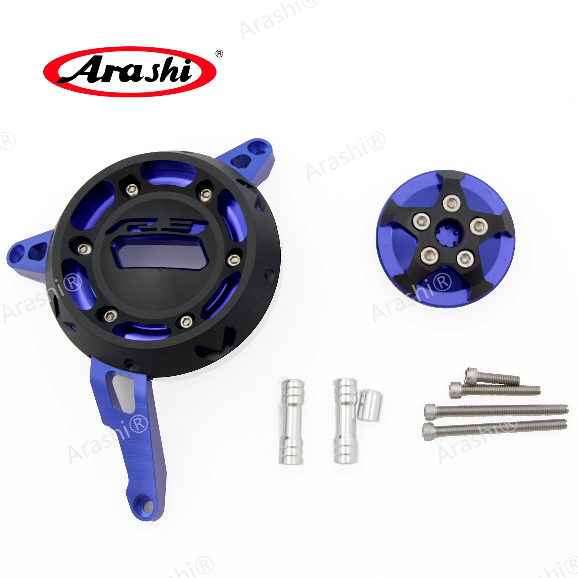 【並行輸入品】 Arashi YZF-R3 エンジン プロテクター Anti Crash パッド ヤマハ YZF-R3 2013年 2014年 Falling プロテクト YZF-R 3 YZF R-3 2013年 2014年 カ_3