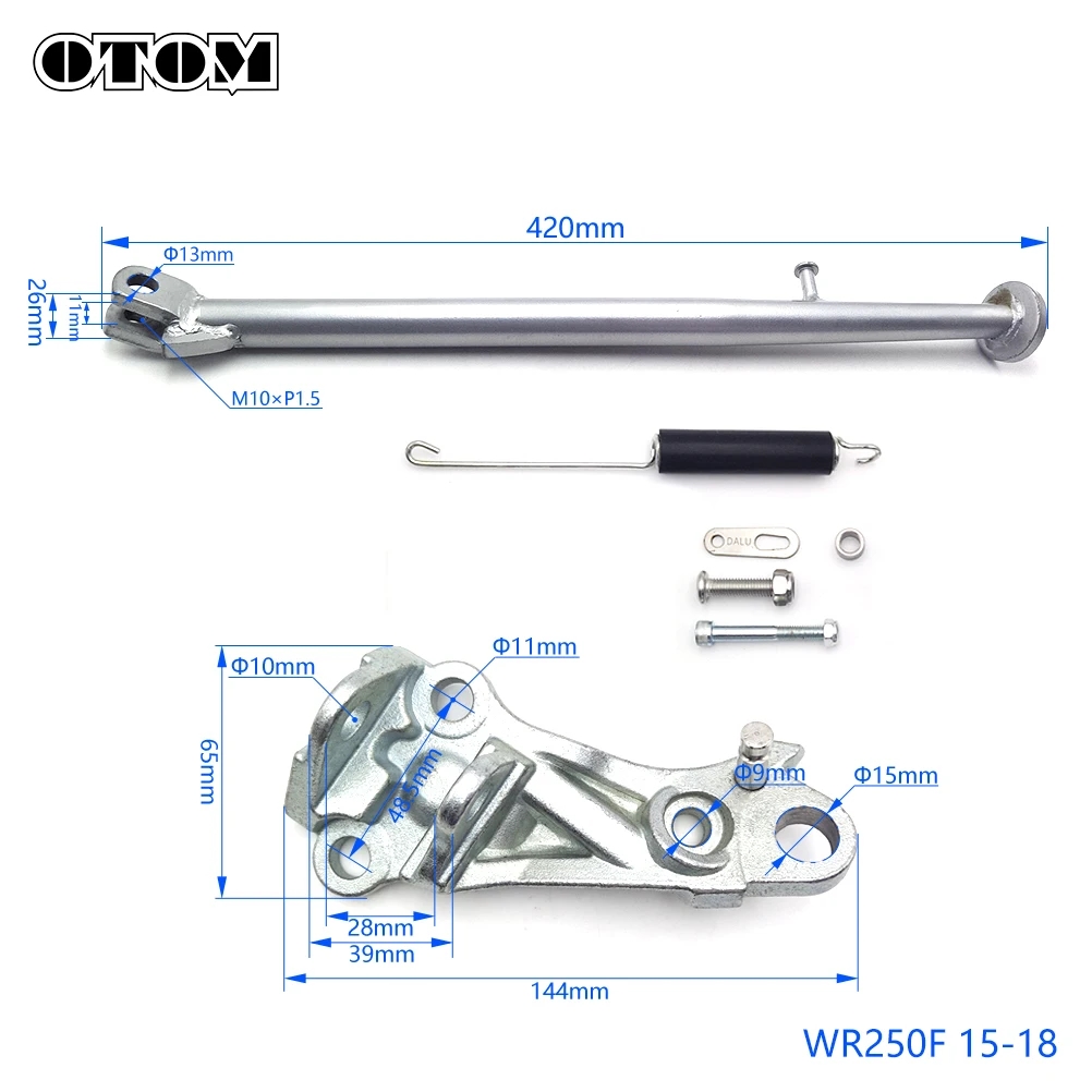 【並行輸入品】 OTOM 2022年 バイク サイド スタンド スタンド スプリング キット ヤマハ YZ125X YZ250X YZ250FX YZ450FX WR250F WR450F モトクロス ダート バ