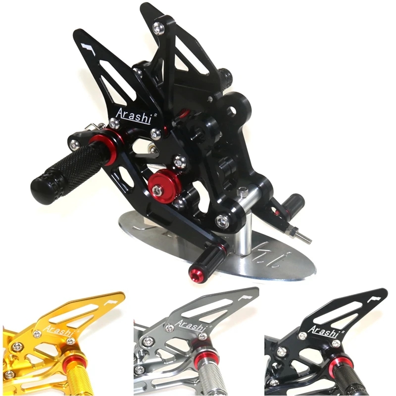 【並行輸入品】 バイク CNC 調整可 リア セット フットレスト スズキ GSX-S750 2015年-2020年 GSR750 2011年-2017年 フットレスト カスタム パーツ_1