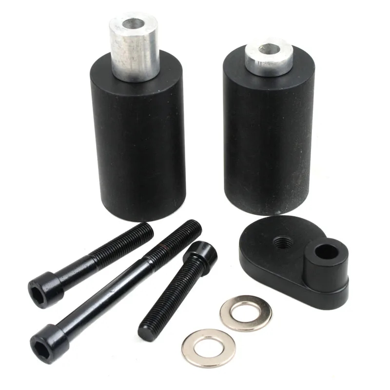 【並行輸入品】 ブラック/カーボン スズキ GSXR 600/750 GSXR750 GSXR600 2000年 2001年 2002年 2003年 バイク フレーム s Falling Crash エンジン プロテクタ_1