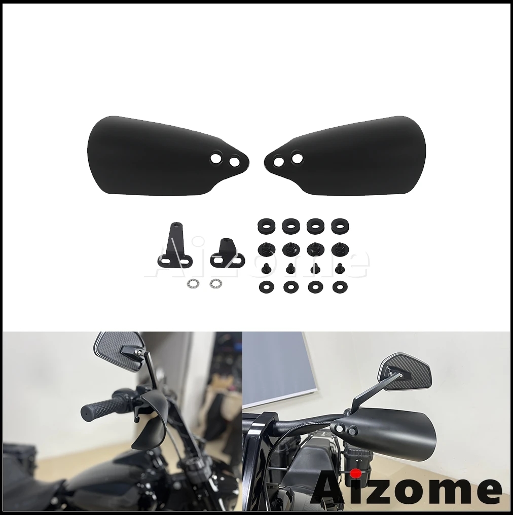 Motorcycle Hand Guard Cover Handguard Protector For Harley Touring Road King FLHR Road Glide Electra Glide Ultra Limited 2021 23 : s024530 : ラマイストア