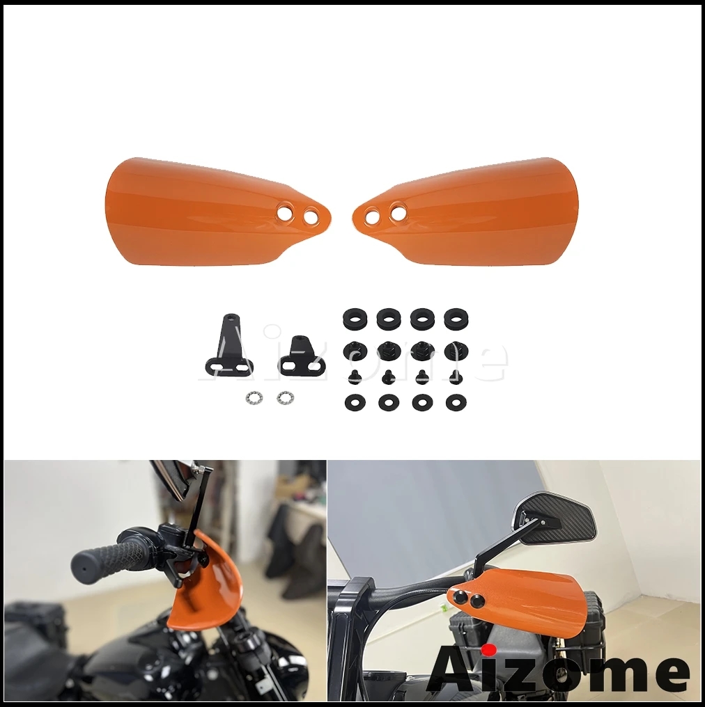 Motorcycle Hand Guard Cover Handguard Protector For Harley Touring Road King FLHR Road Glide Electra Glide Ultra Limited 2021 23 : s024530 : ラマイストア