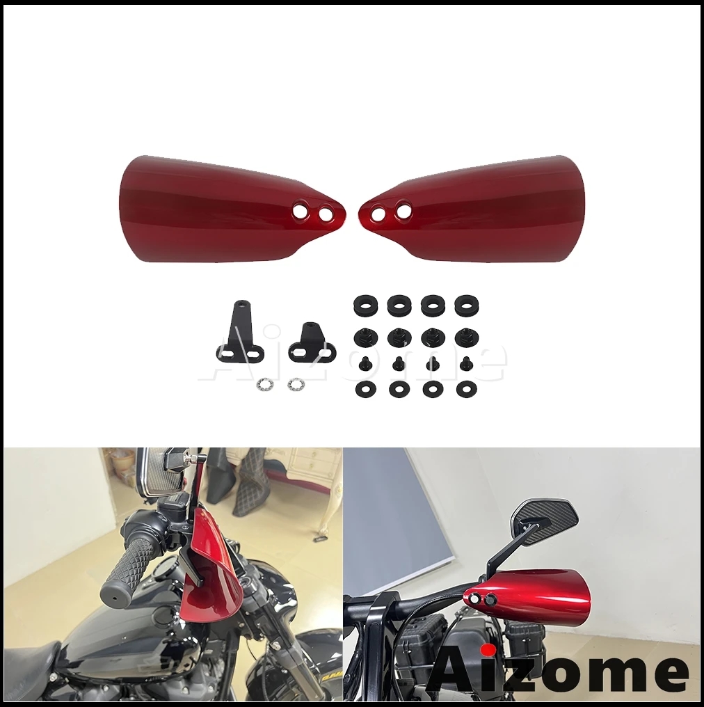 Motorcycle Hand Guard Cover Handguard Protector For Harley Touring Road King FLHR Road Glide Electra Glide Ultra Limited 2021 23 : s024530 : ラマイストア