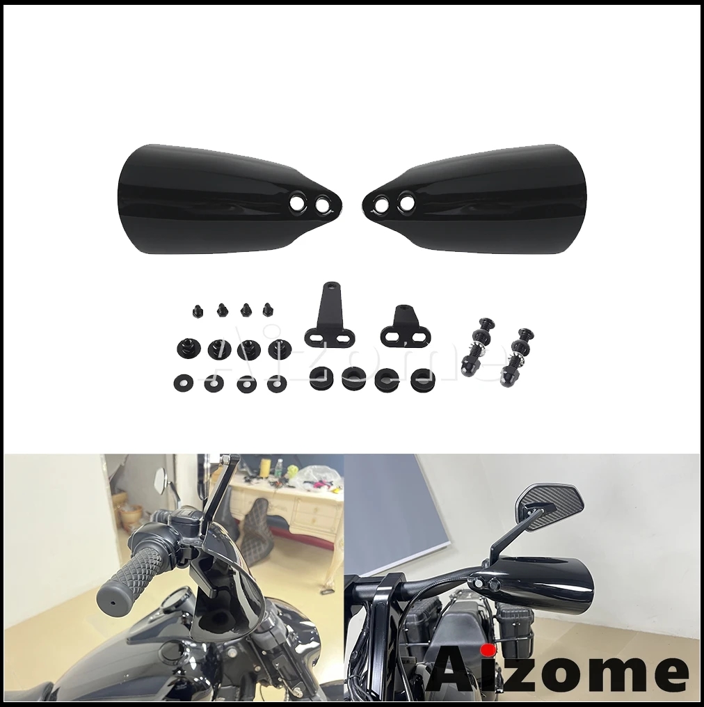 Motorcycle Hand Guard Cover Handguard Protector For Harley Touring Road King FLHR Road Glide Electra Glide Ultra Limited 2021 23 : s024530 : ラマイストア