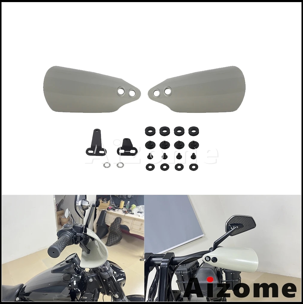 Motorcycle Hand Guard Cover Handguard Protector For Harley Touring Road King FLHR Road Glide Electra Glide Ultra Limited 2021 23 : s024530 : ラマイストア