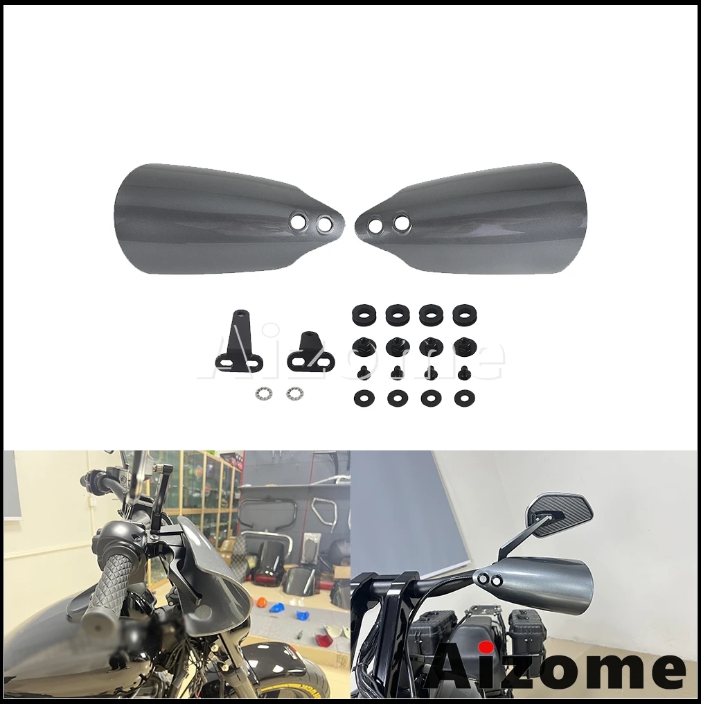 Motorcycle Hand Guard Cover Handguard Protector For Harley Touring Road King FLHR Road Glide Electra Glide Ultra Limited 2021 23 : s024530 : ラマイストア