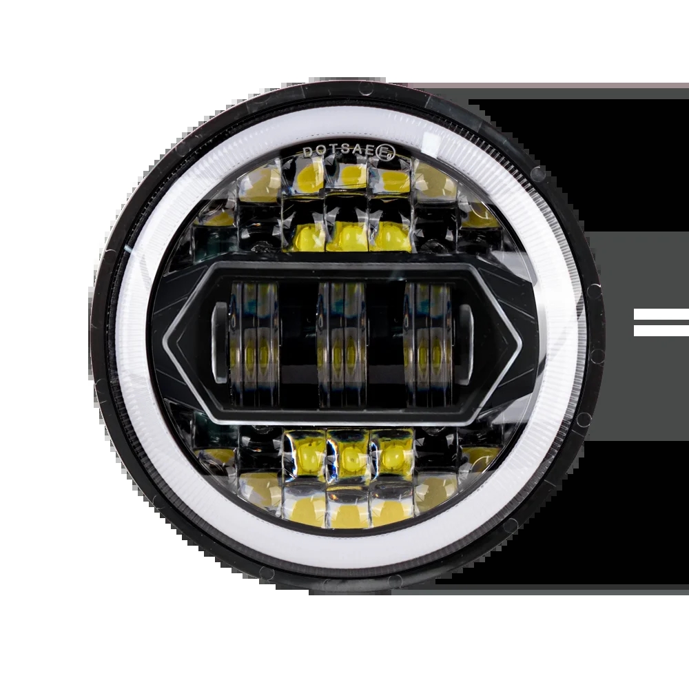 【並行輸入品】 5.75 インチ LED ヘッドライト 5 3/4\" LED DRL 40W バイク ヘッドライト ハーレー スポーツスター 883 XL883 FXCW カスタム パーツの画像
