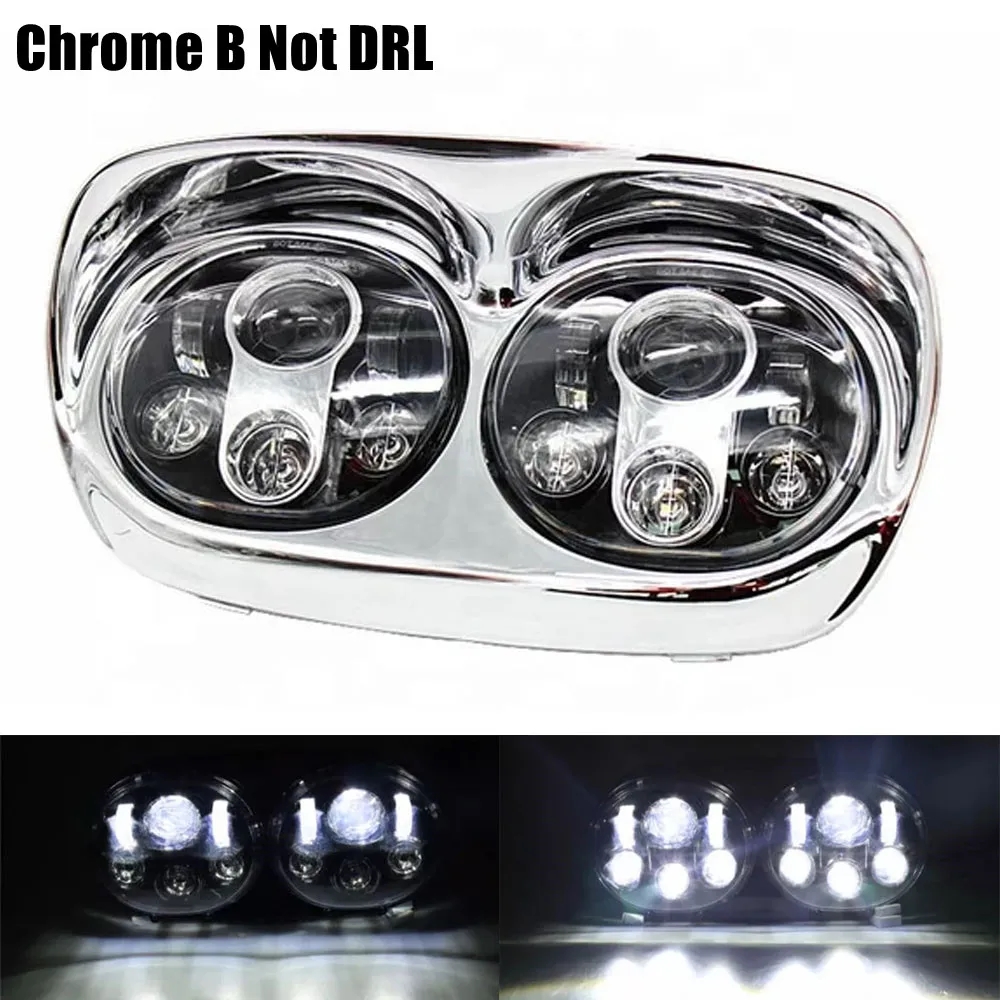 ハーレーヘッドライト Amazon | TRUE MODS 7インチ LED ヘッドライト ハーレー