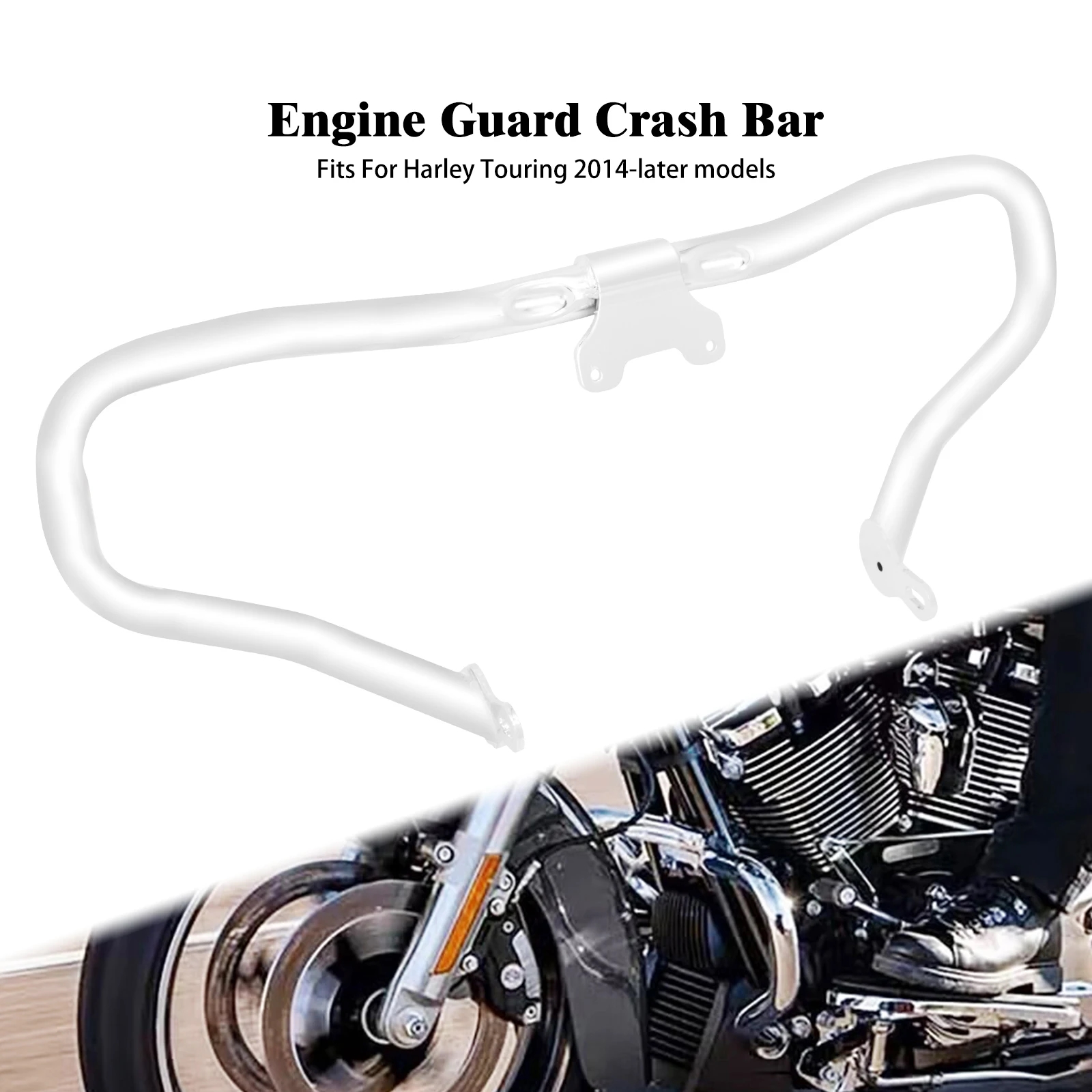 【並行輸入品】 バイク メッキ クラッシュバー Chopped エンジン ガード ハーレー ツーリング CVO ロードキング FLHRXS ストリートグライド FLHXS 2014年-2021_1