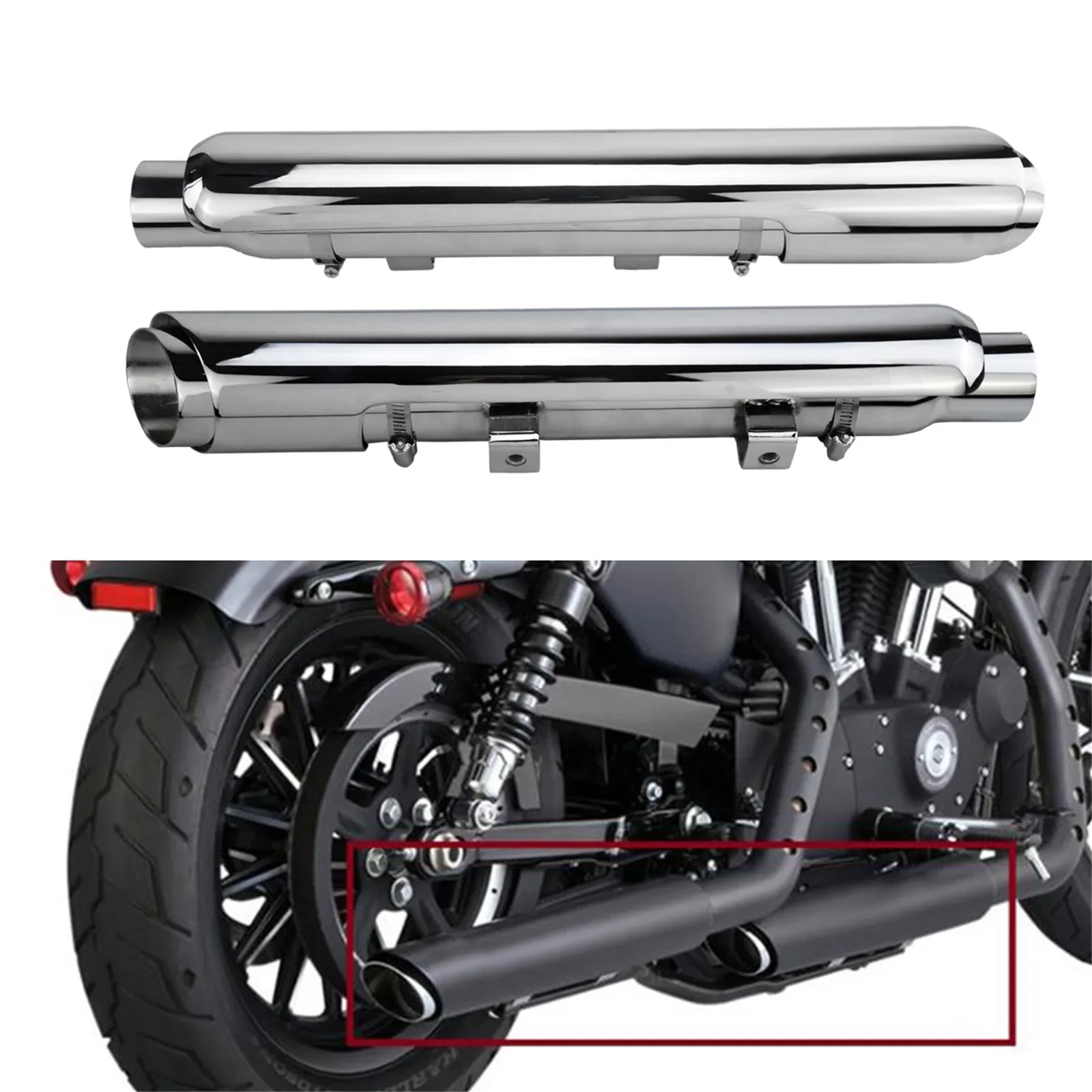 スポーツスター〜03フルエキマフラー スポスタ xl883 xl1200 スポーツスター 883（バイク用フルエキゾースト）｜マフラー