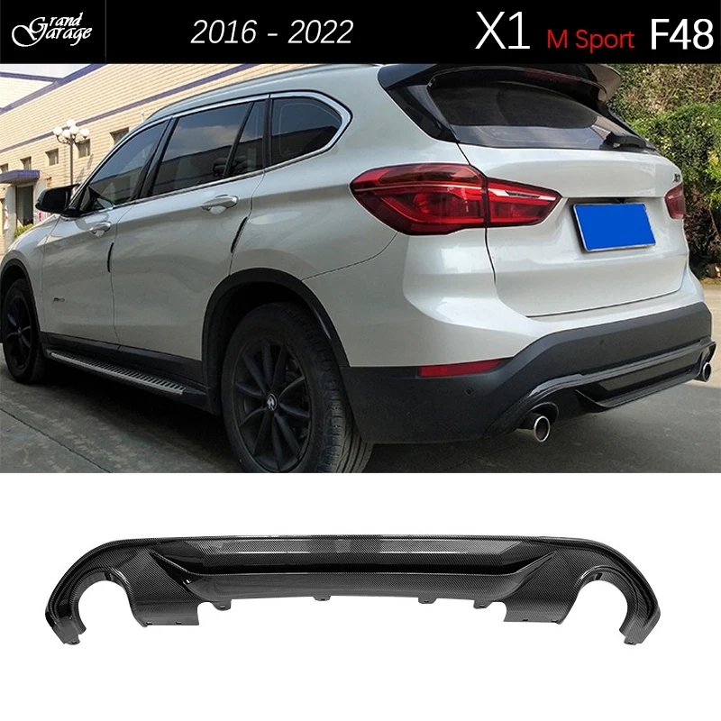 並行輸入品】 X1 カーボン リア バンパー デュフューザー つやあり 