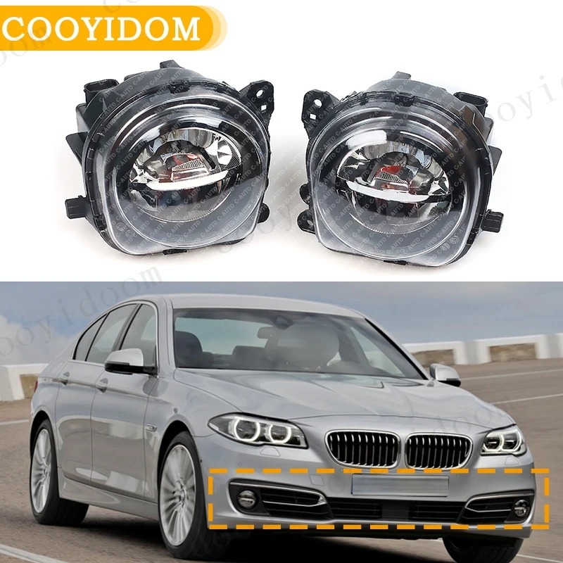 【並行輸入品】 フロント バンパー LED フォグ ライト フォグ ランプ ランプ BMW 5 シリーズ F07 F10 F11 LCI 528i 535i 550i 2013年 2014年 2015年 フォグライの画像
