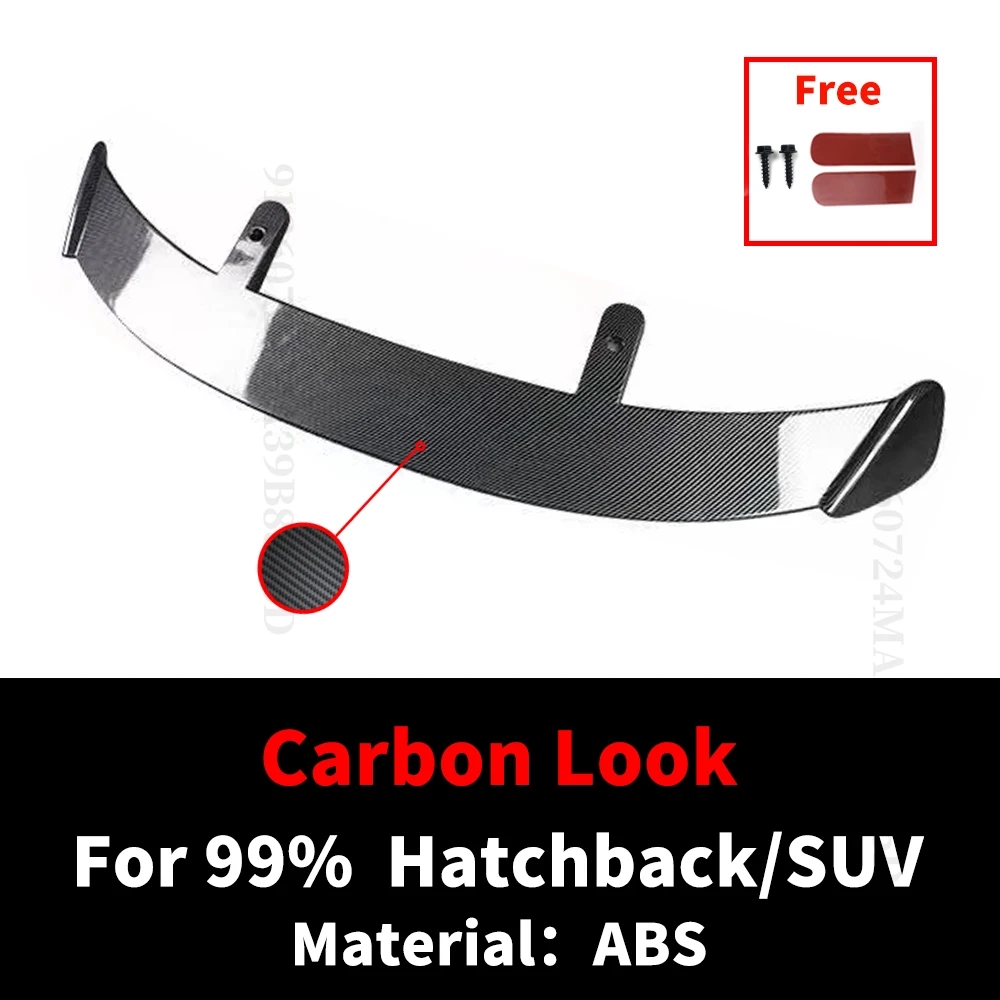 車用リアトランクリッドスポイラーウィング ABSカーボンファイバー