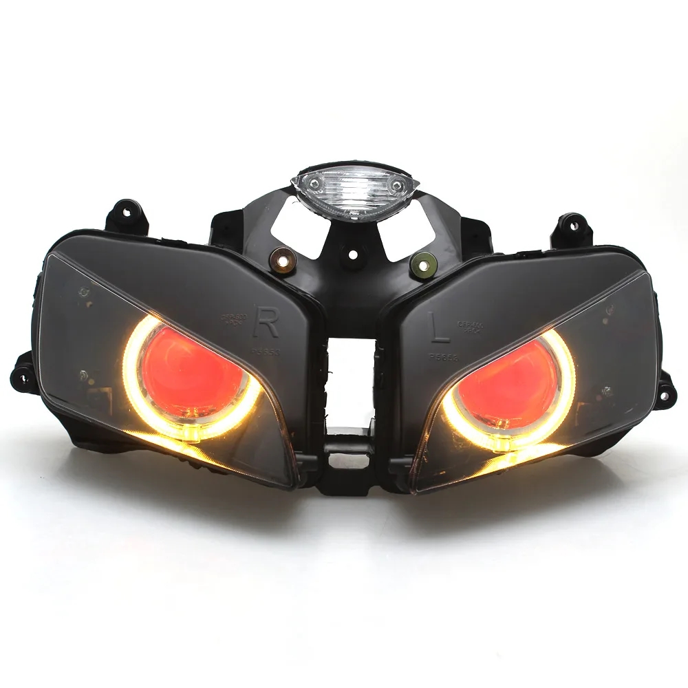 並行輸入品 バイク カスタム イカリング LED ヘッドライト HID