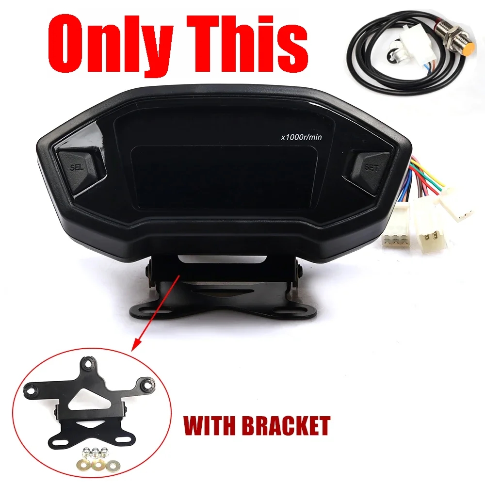 並行輸入品】 バイク LCD メーター スピード デジタル オドメーター