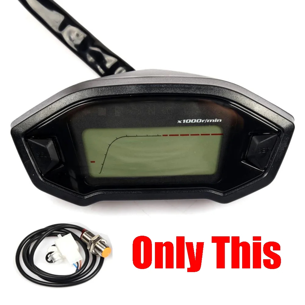 並行輸入品】 バイク LCD メーター スピード デジタル オドメーター