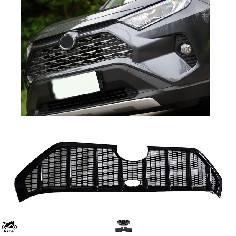 並行輸入品 フロント センター グリル メッシュ カバー トヨタ Rav4