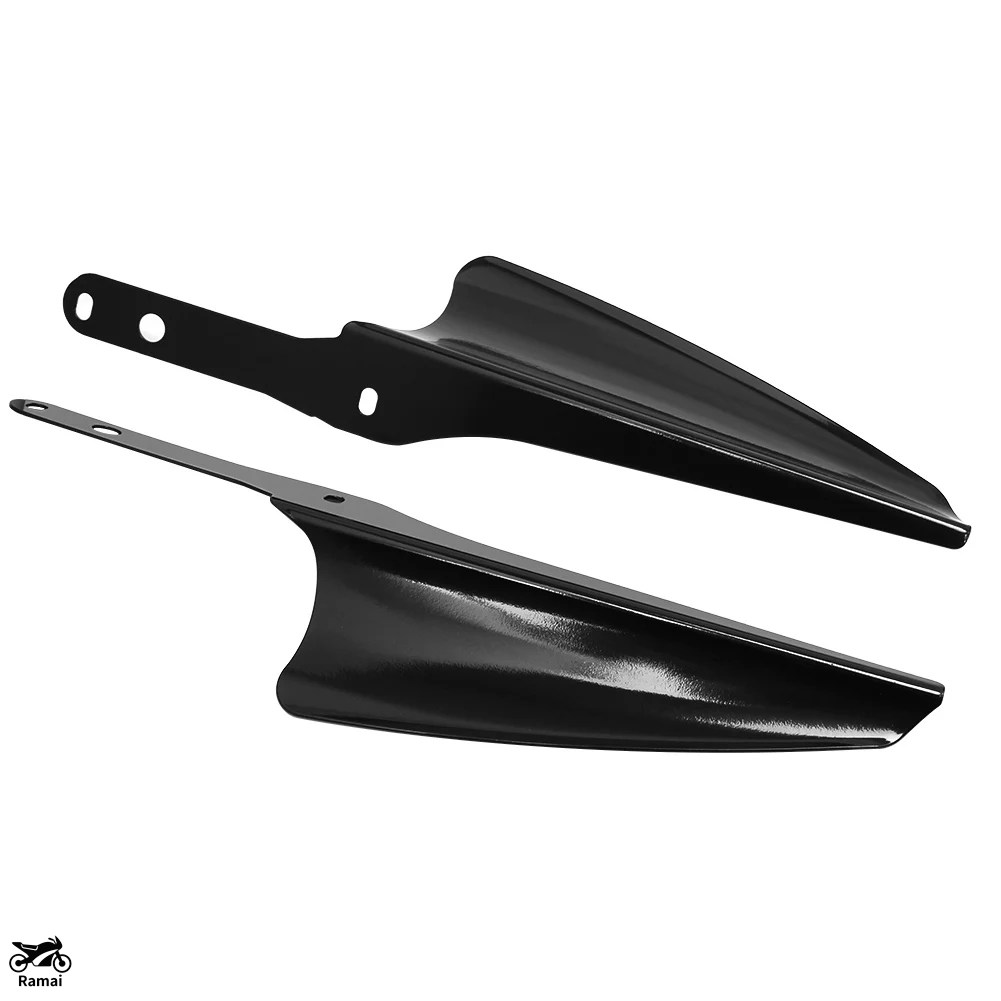 並行輸入品】 バイク メッキ フロント フォーク 風防 Baffle 風よけ