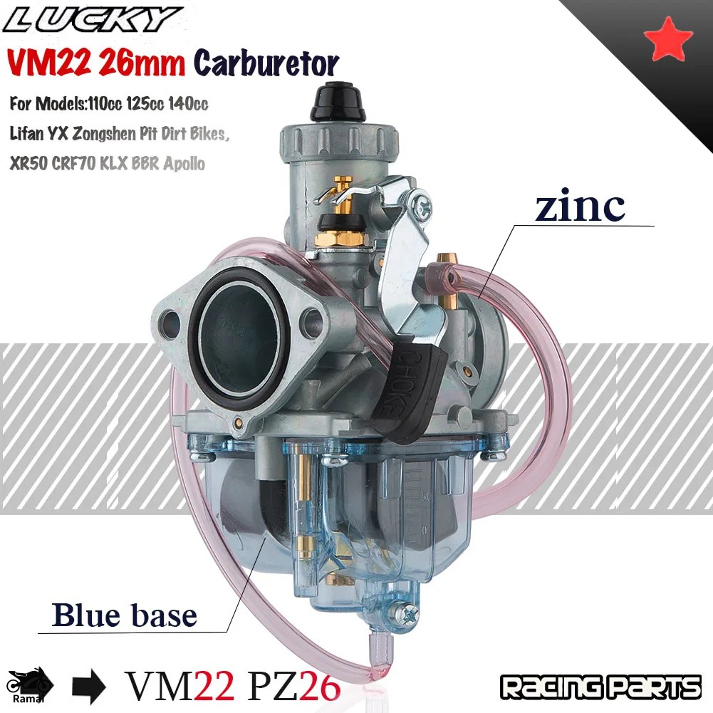 VM22 26mm Carburateur Carb Inlaat 38mm Luchtfilter voor XR50 CRF70 KLX