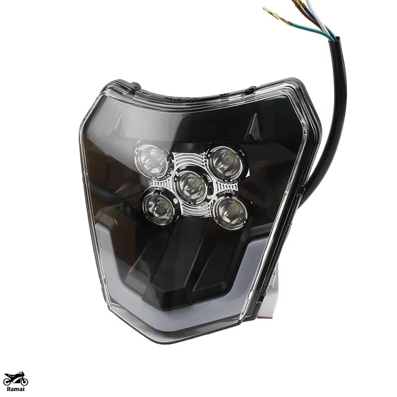 並行輸入品 エンデューロ バイク ヘッドライト プレート LED KTM EXC