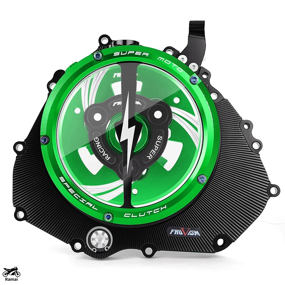 並行輸入品】 バイク クリア クラッチ カバー カワサキ ニンジャ 400