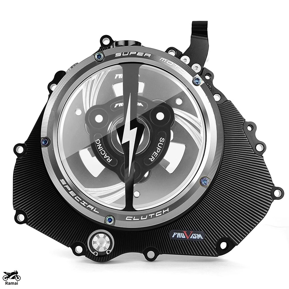 並行輸入品】 バイク クリア クラッチ カバー カワサキ ニンジャ 400