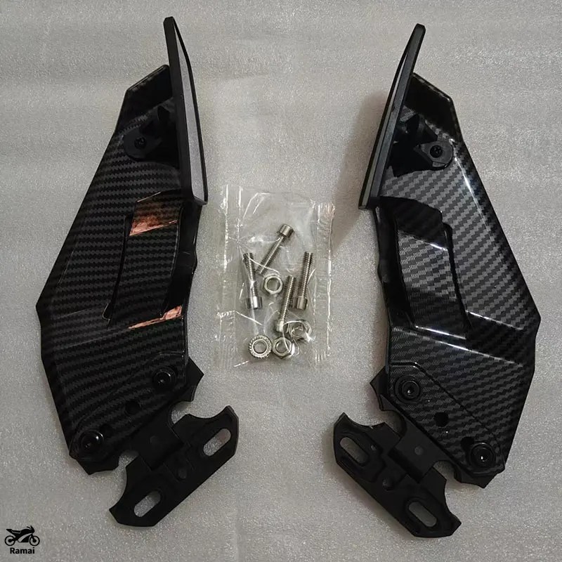 並行輸入品 ヤマハ YZF R25 R3 2019年 -2024 バイク ミラー ウィング
