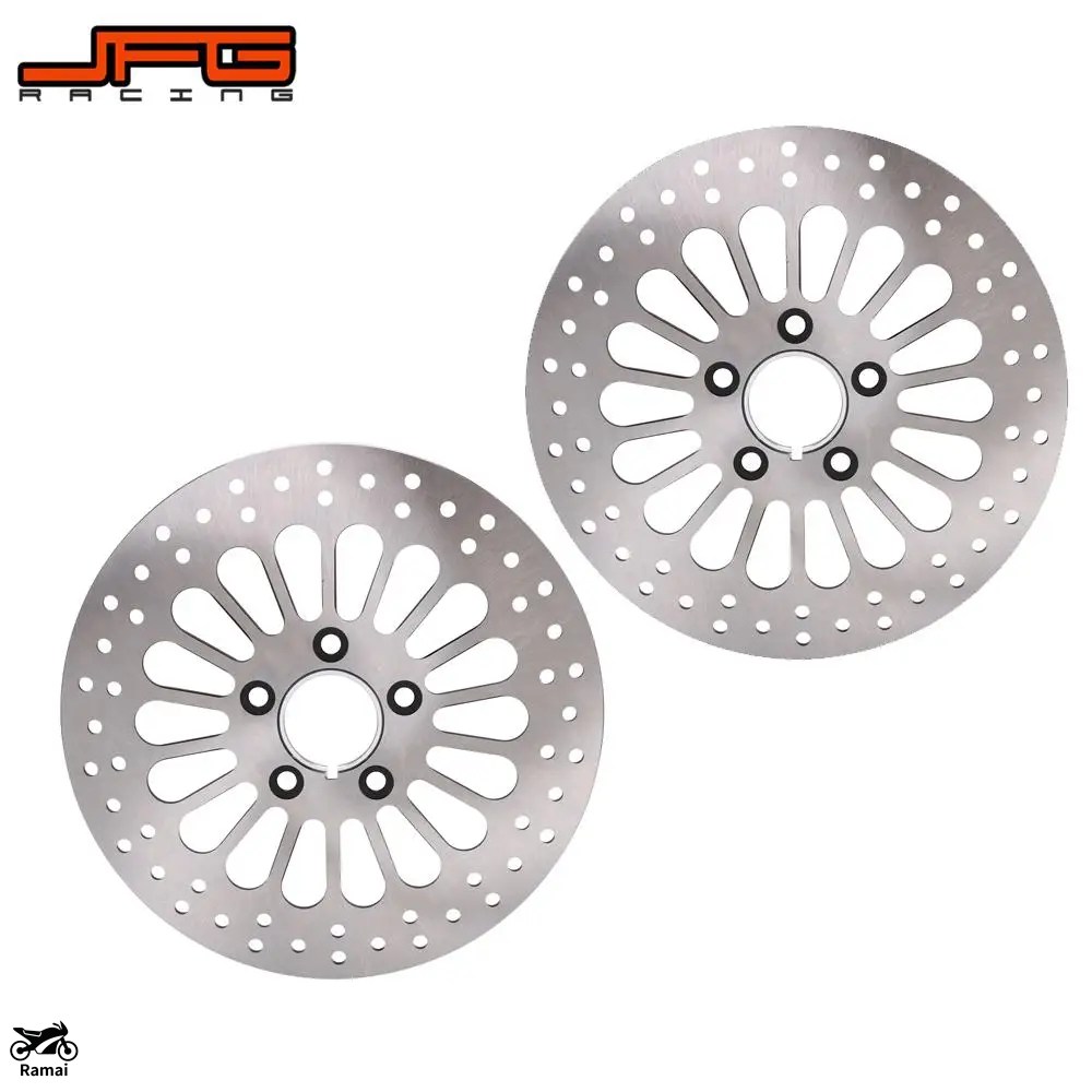 バイク フロント リア ブレーキ Disc Rotor セット ハーレー