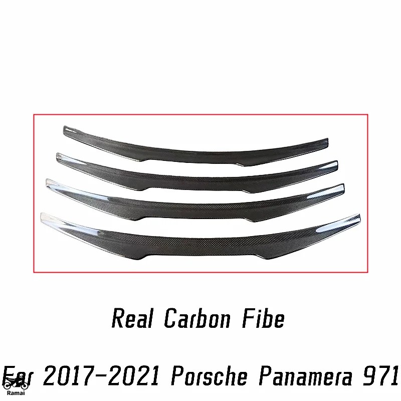 並行輸入品 ポルシェ パナメーラ 971 2017年 18 19 20 21 本物カーボン Fibe リア トランク スポイラー ウィング カスタム パーツ_1