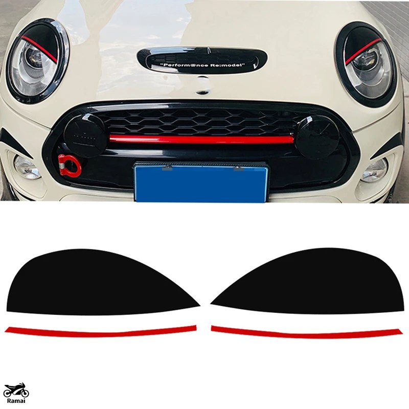  MINI ミニ ヘッドライト用 アイライン タイプ2 R55～R59 並行輸入品 2 Pcs BMW ミニクーパー F54 F55 F56 F57 R55-R59 ヘッド