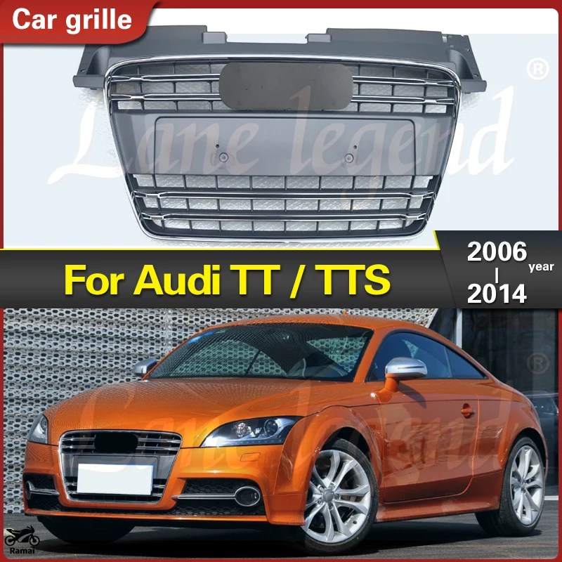 アウディTT TTS TTRS (2008-2014) グリル アウディ TT クーペ TTS 8J系 TTRSルック クロームメッキ