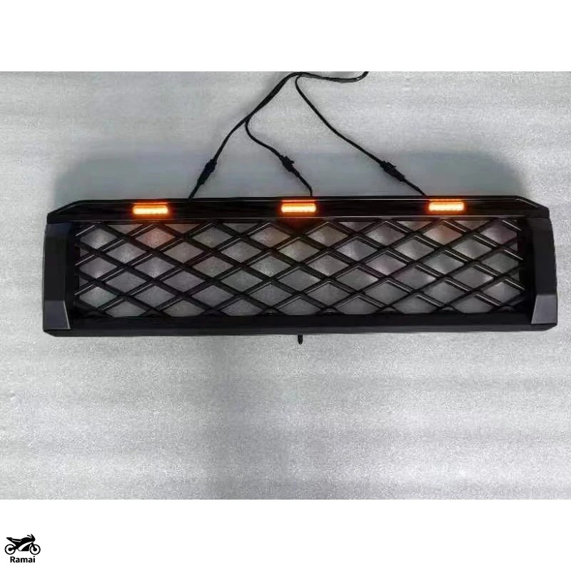 並行輸入品 LED フロント グリル トヨタ ランドクルーザー Fj 75 LC76 2008年-2022年 マスク バンパー メッシュ レーシング グリル カスタム パーツ_2