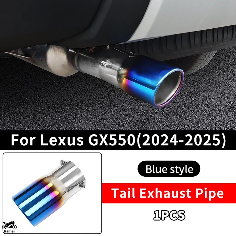 ステンレス製マフラー テールパイプ付き 並行輸入品】 2024 2025 レクサス GX550 550h ステンレス テールパイプ