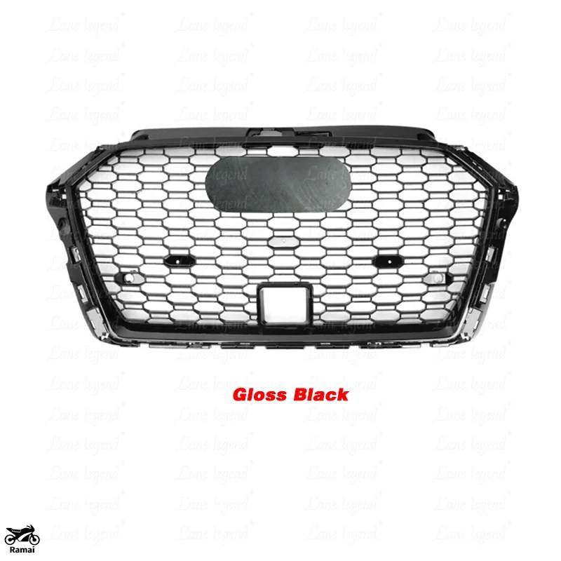 並行輸入品】 RS3 フロント グリル ACC ホール アウディ A3/S3 8V 2017