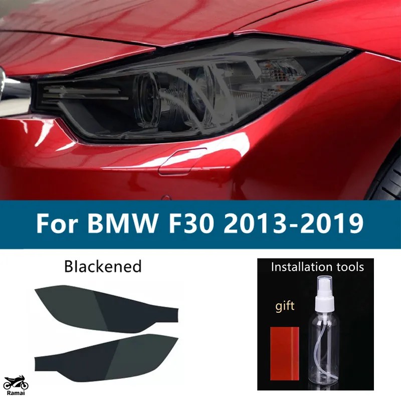 2 X BMW 3 シリーズ G20 G21 F30 F31 F34 ヘッドライト ブラック