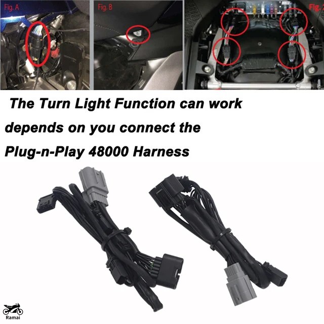 並行輸入品 ゴールド ウィング 1800 バイク トランク スポイラー LED レッド リア ブレーキ ライト ウィンカー ホンダ ゴールドウイング GL1800 2018年 20_1