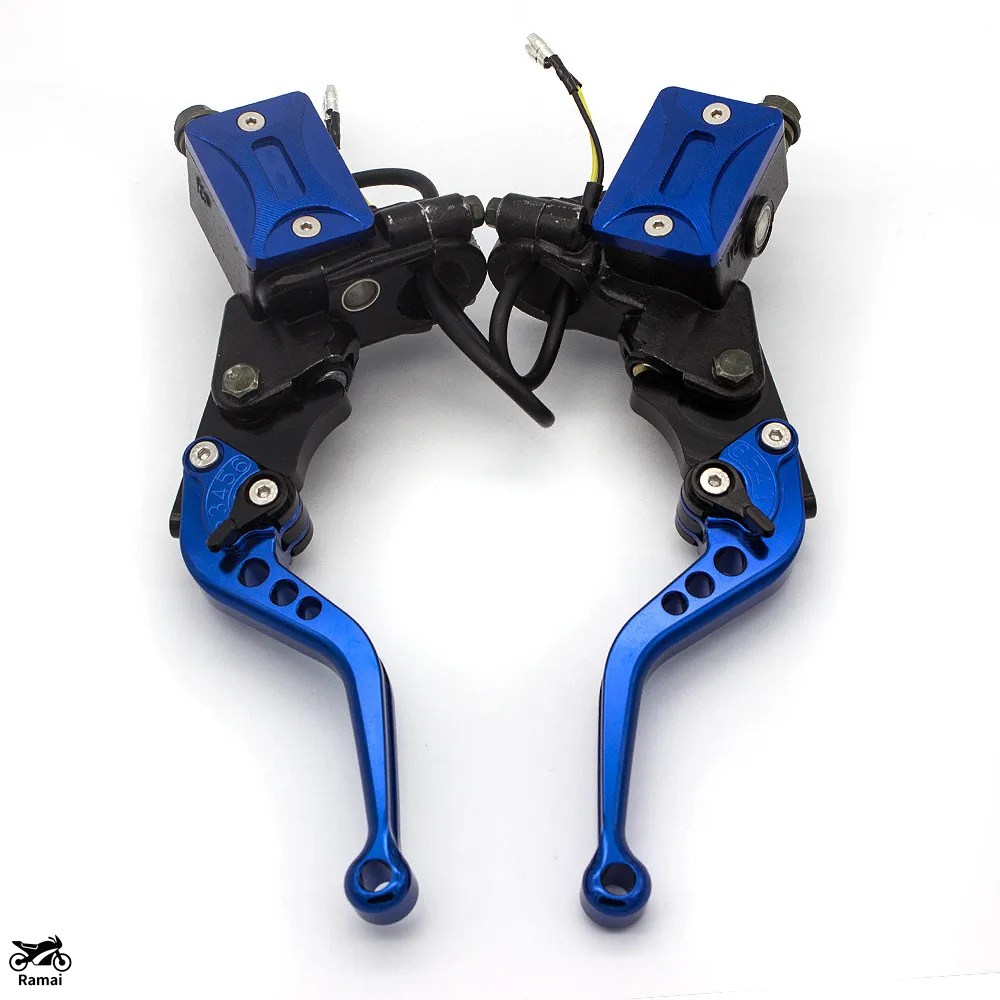 CNC 汎用バイク用 油圧クラッチブレーキ左右セット 並行輸入品】 7/8 22MM 汎用 調整可 バイク 油圧 クラッチ