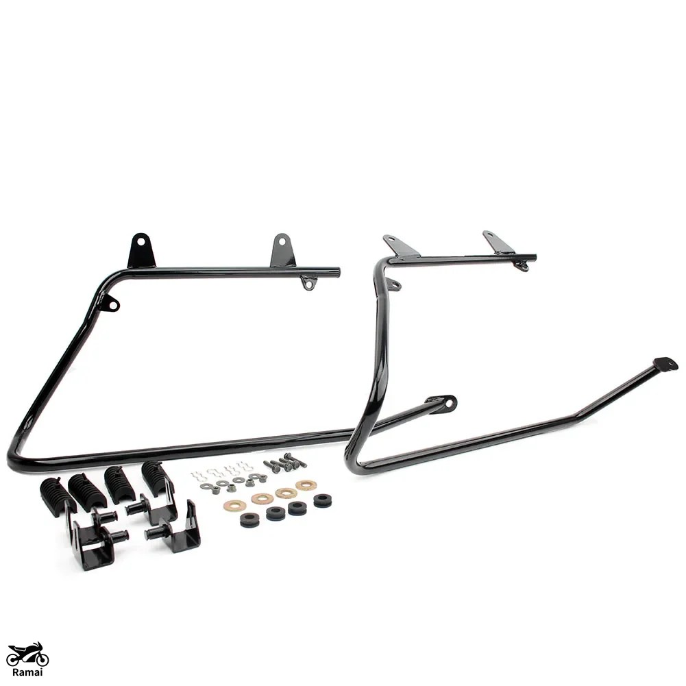 並行輸入品 バイク エンジン ガード クラッシュバー プロテクト ハーレー ソフテイル モデル 2009年 2010年 2011年 2012年 2013年 ブラック カスタム パー_1