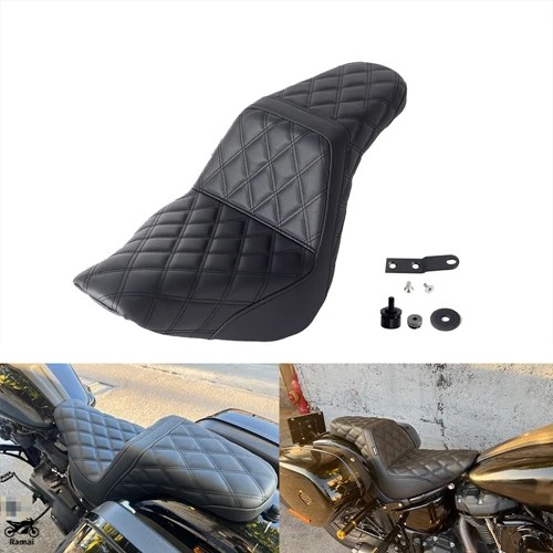 ハーレーソフテイルローライダーシート SALE】Drag Specialties プレデター カスタムシート ダブル