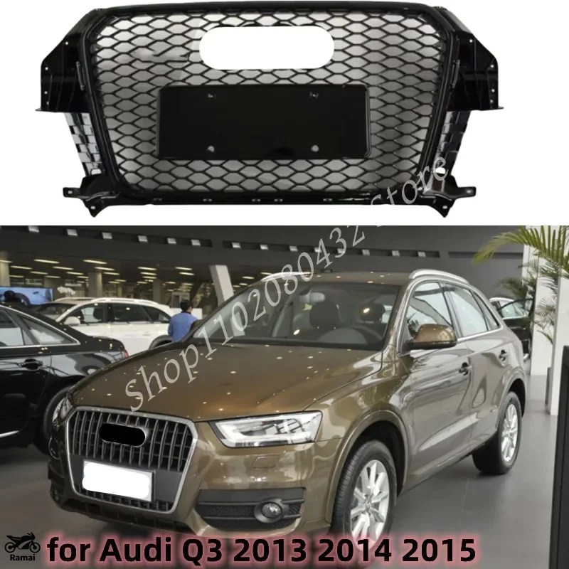 【並行輸入品】 フロント バンパー グリル センター グリル アウディ Q3 2013年 2014年 2015年 (Re RSQ3 ) RSQ3 グリル SQ3 グリル カスタム パーツの画像