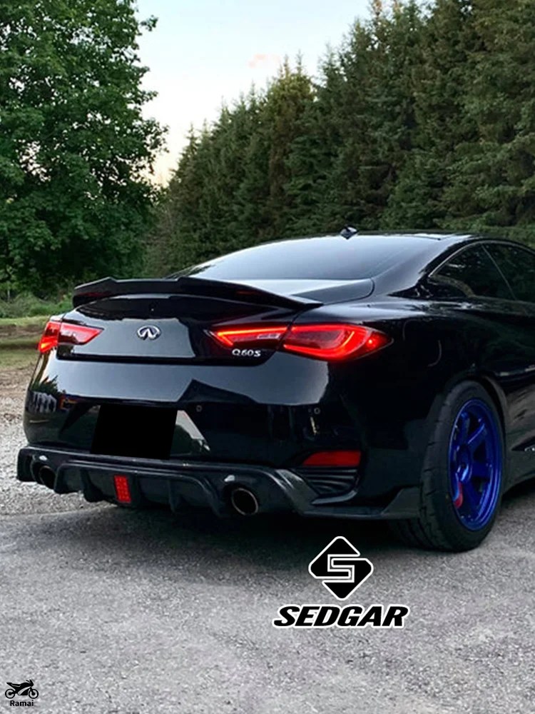 並行輸入品】 2017年--2022年 インフィニティ Q60 Q60S スポイラー PSM
